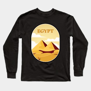 Ancient Egyptian Pyramids Long Sleeve T-Shirt